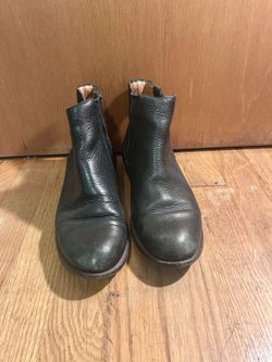 Madewell Leather Chelsea Boots Black