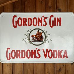 Gordon’s Gin And Vodka Bar/Beer Sign 