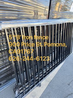 5*8 Flat Top Iron Fence