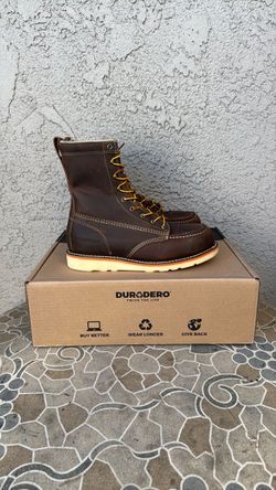 WORK BOOTS DURADERO 2824 SAFETY TOE SIZE 9 MENS