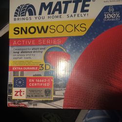Matte Snow Socks EN 16662-1 Certified 