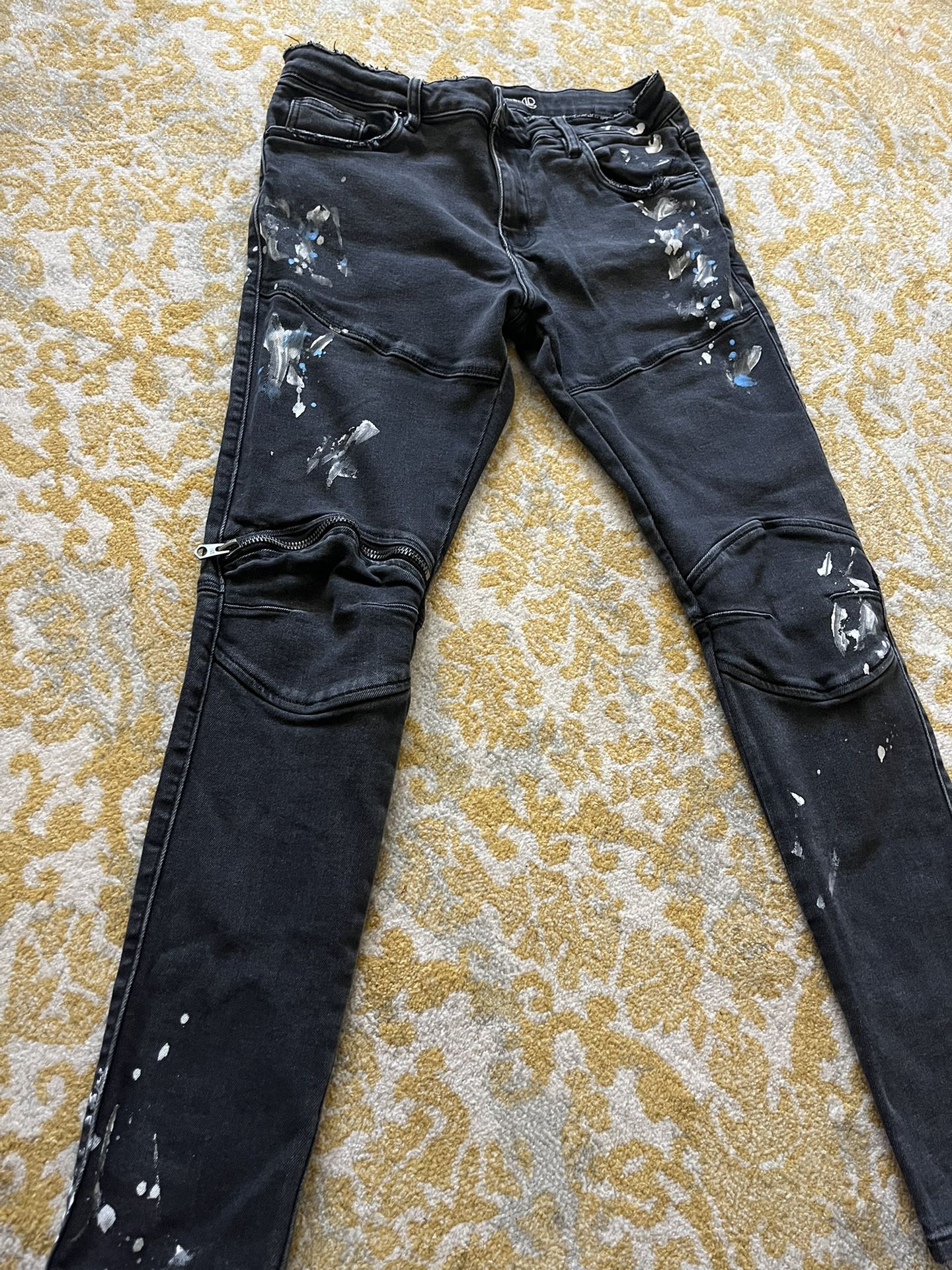 Flared Jeans Distressed Jeans 