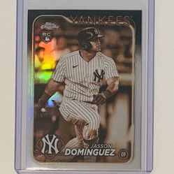 2024 Topps Chrome - Jasson Dominguez #89 Sepia Refractor (RC) - New York Yankees