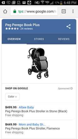 Peg perego book plus stroller with accessories