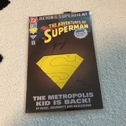 Signed Superman Comic Book #501, Limited Edition . 