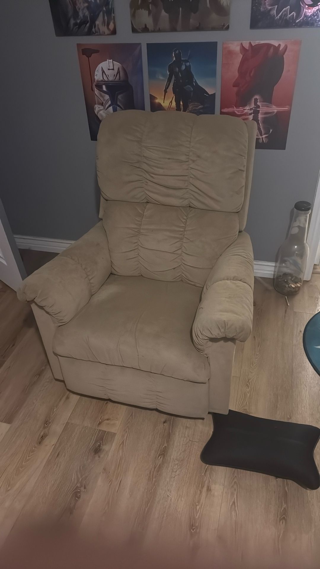 Tan Recliner Chair