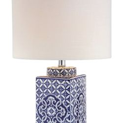 JONATHAN Y JYL3006A Choi 23" Chinoiserie LED Table Lamp Traditional Bedside Desk Nightstand Lamp for Bedroom Living Room Office College Bookcase LED B