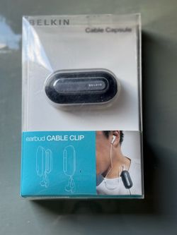 Belkin Cable Capsule Clip Earbud Cable Tool To Store & Manage Earbud Cables Pink