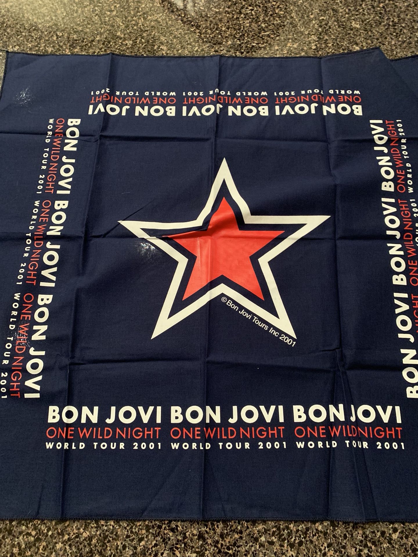 Bob jovi bandanna One wild night tour