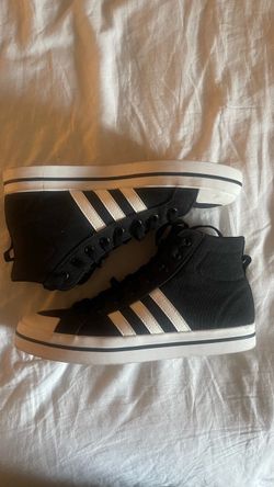 Adidas High-Top Sneakers Black White