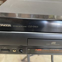 Pioneer CD CDV Laserdisc laser disk player CLD-D503