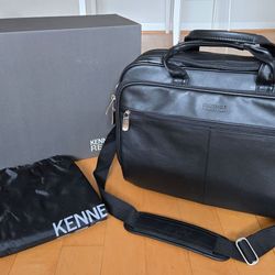 Kenneth Cole Leather Portfolio Laptop Case (Model 524965) - Like New in Box