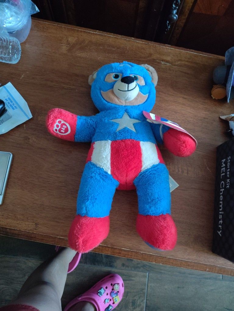 Captain America Build Bear.