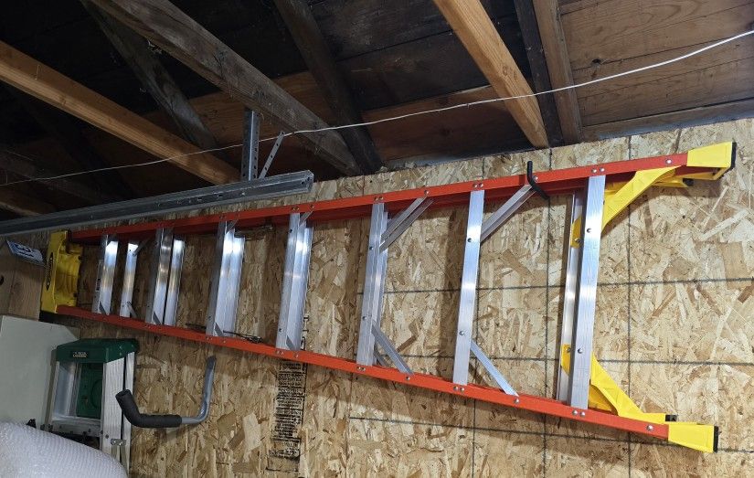 8ft Fiberglass Werner Ladder 