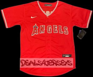 Trout Angels Red Jersey