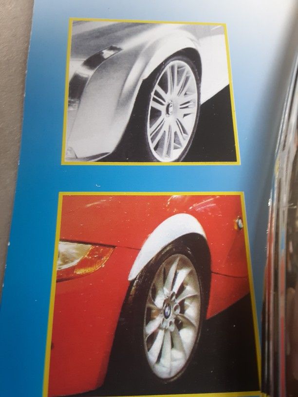 Plastic Chrome Wheel Trim Flairs. Complete Set Of Four ( Brand new)