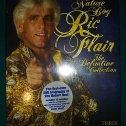 World Wrestling Entertainment The Nature Boy Rick Flair Bio DVD 3 disc set