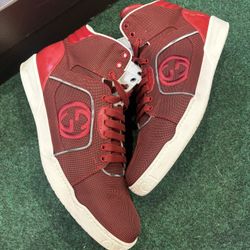 GUCCI SIGNATURE HIGH RED SIZE 13.5
