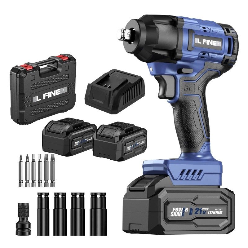 550 NM (405 FT LBS OF TORQUE) L-FINE IMPACT WRENCH KIT