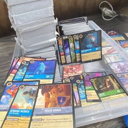 Lot Of Disney Lorcana Trading Cards 