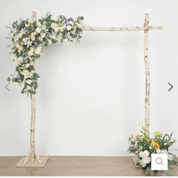 Natural Wood Backdrop For Wedding Or Quince