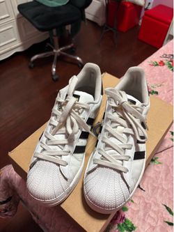 white adidas