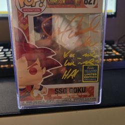 SSG Goku #827 Signed & Quote