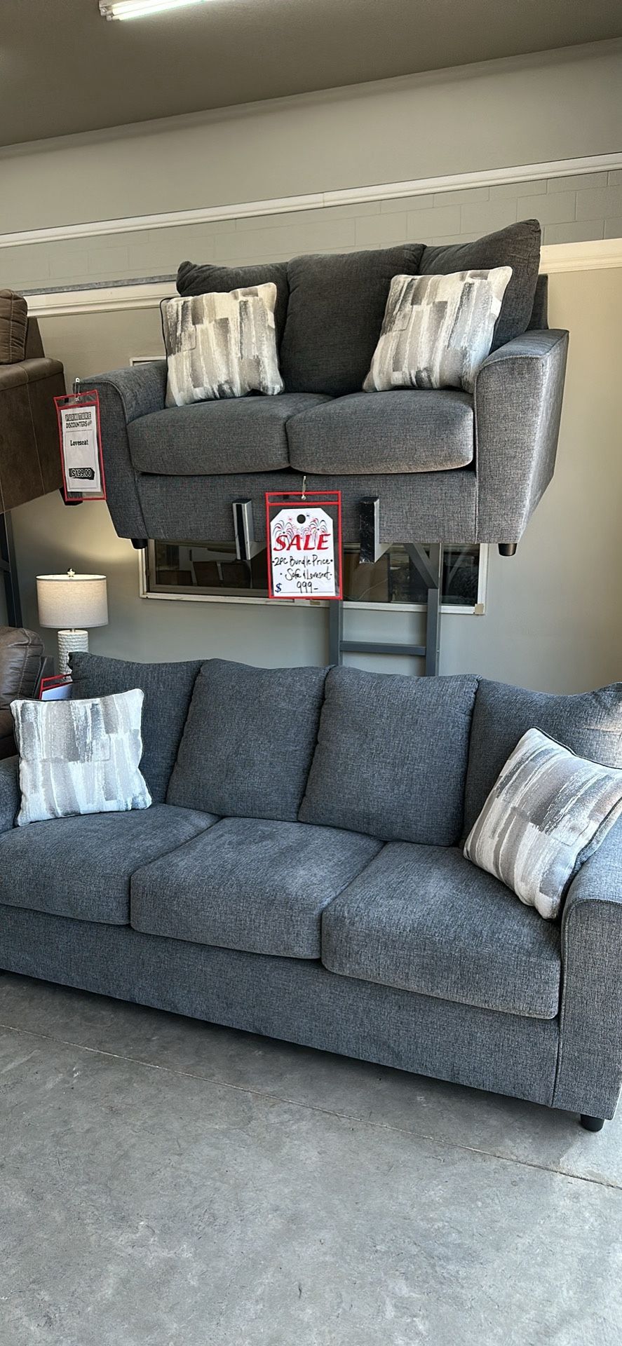 2pc Sofa And Loveseat Set