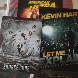 Autographed Promotional Movie Posters