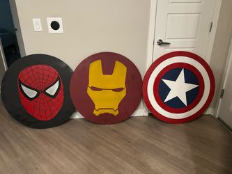 Marvel wooden artwork