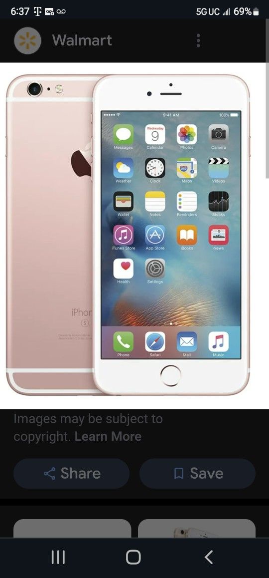 Iphone 6s Plus In EXCELLENT CONDITION UNLOCKED $79 FIRM PRICE