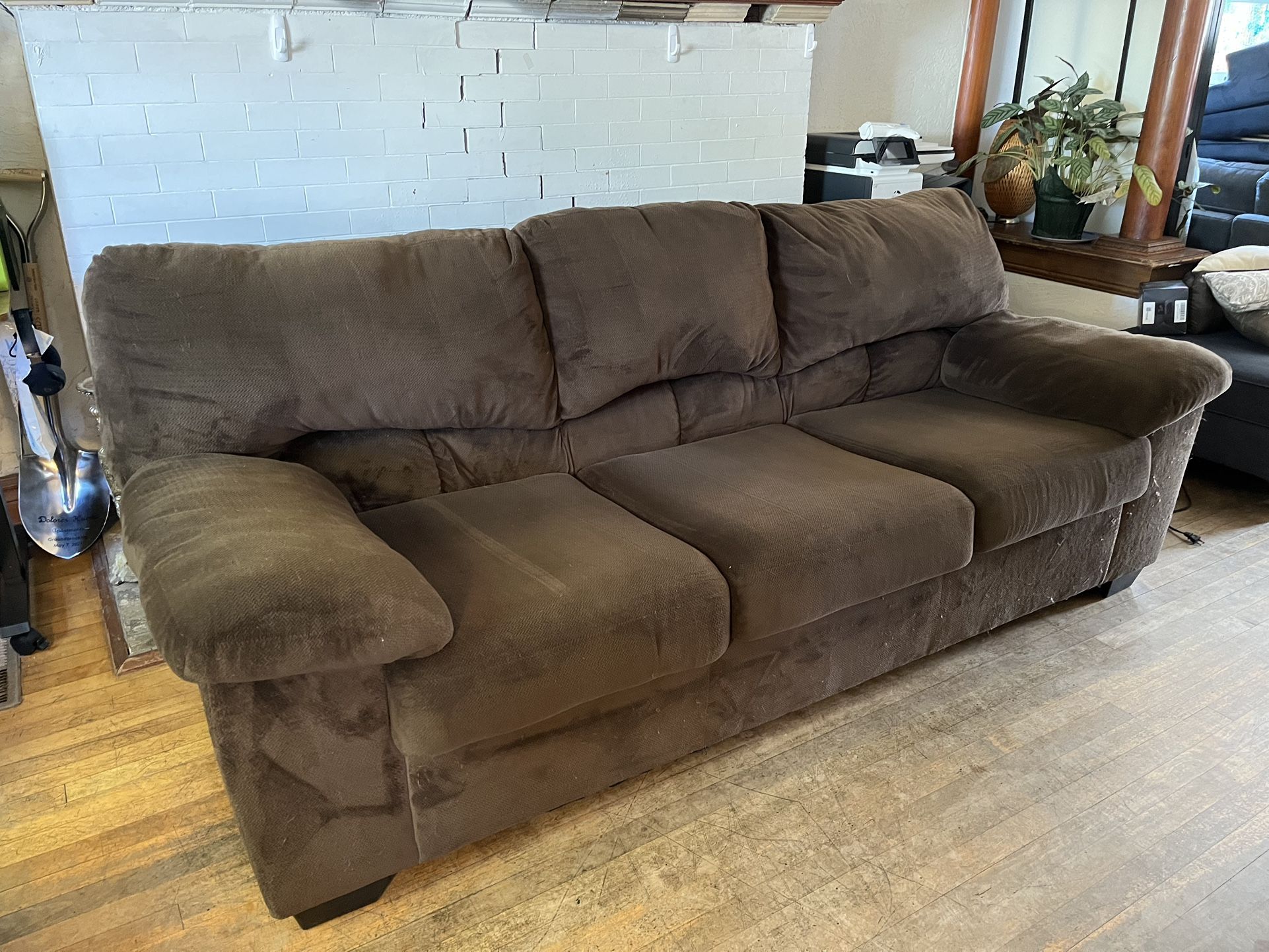 Comfy Brown Sofa