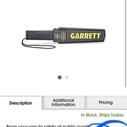 Metal Detector Wand 