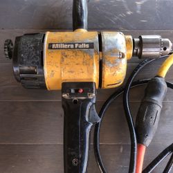 1/2” Drill Millers Falls Whit Chuck Key Good Conditions Strong 75 Dls Hablo Español