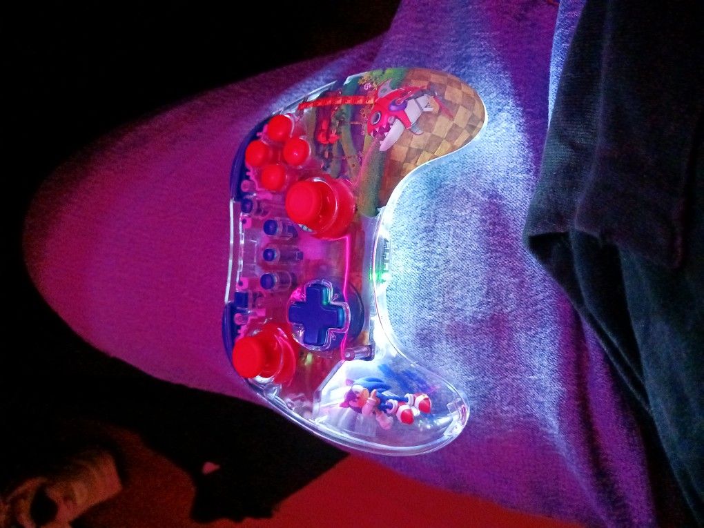 New Amazing Condition Sonic Wireless Nintendo Switch Controller  Nothing Is Wrong With It