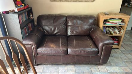 Leather couch