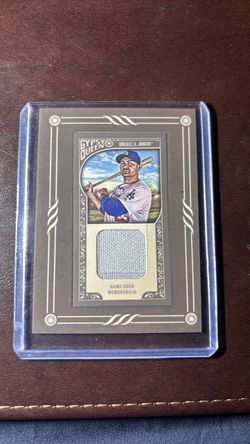 Topps Gypsy Queen Adrian Gonzalez Black Border Game Used Jersey