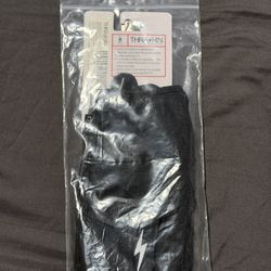 Thrashing Supply Stealth Leather Motorcycle Gloves 