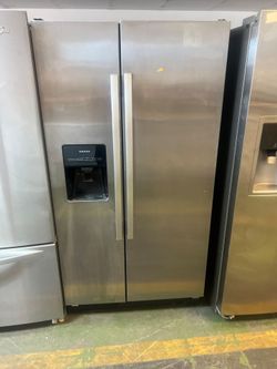 Amana Stainless Steel Side-by-Side Refrigerator