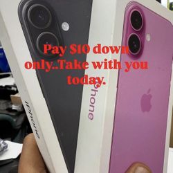 iPhone 16 Brand New Sealed Unlocked Pay Low Dwn No Credit Needd