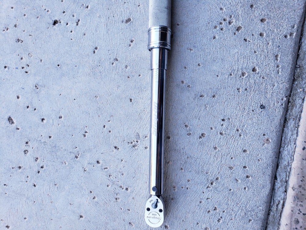 Snap on torque wrench