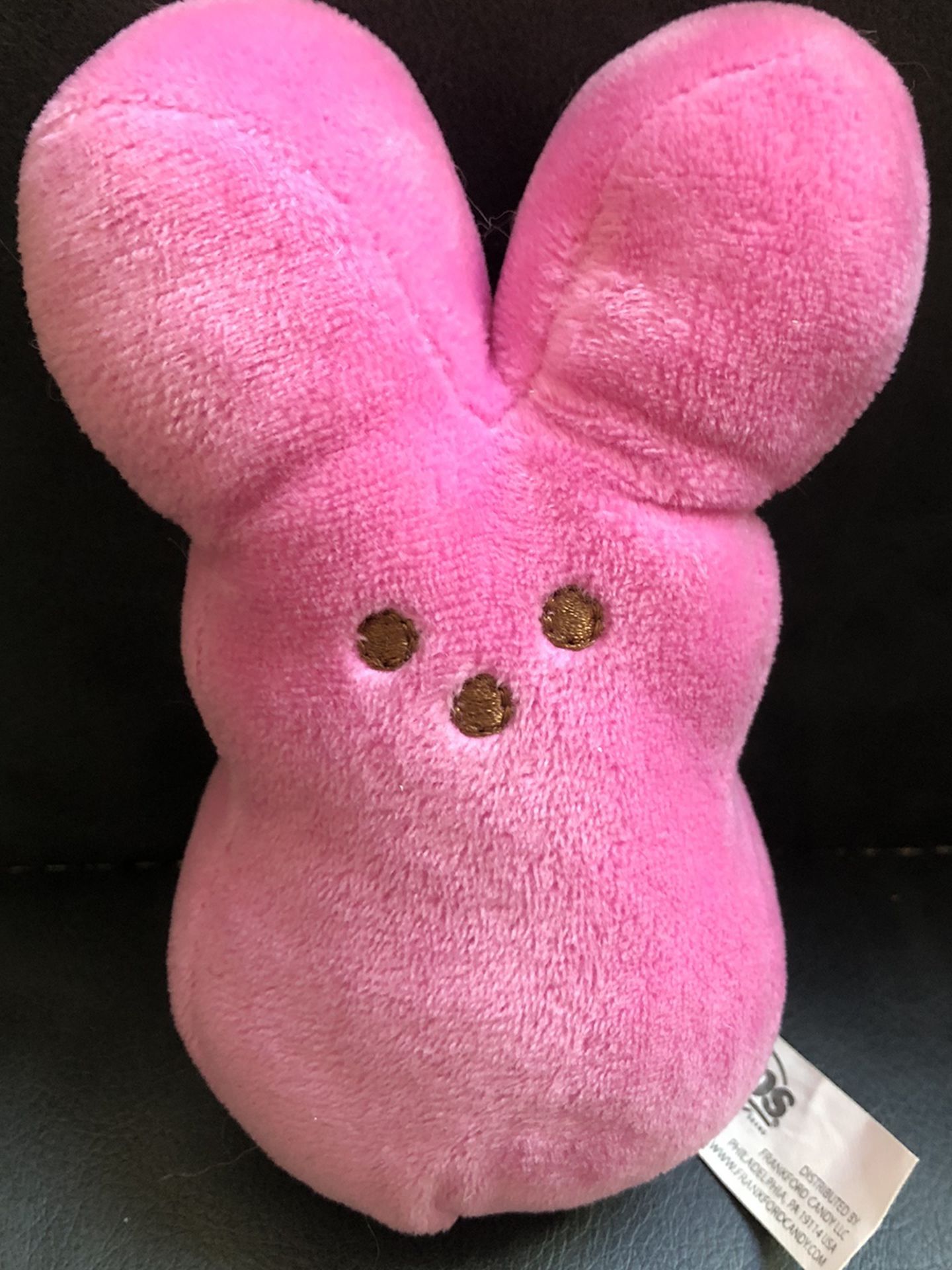 Gently Used 5.5” pink Peeps Easter Plush (k)