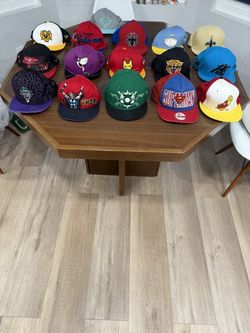 Superhero Snapback Hats Lot – Marvel / DC / Streetwear (16 Hats)