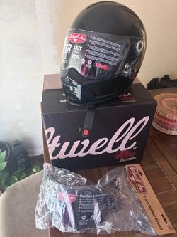 Brand new motorcycle helmet/lane splitter shield