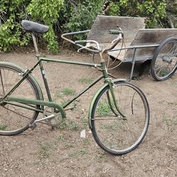 70,s Era Schwinn Bicycle $40 26 ", Oak Coffee Table Needs Refinishing,$60, 2x5x 17" Tall, Diamond Stair Tread 10 Ft X  12" $75.  Cash Only !!!