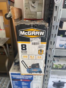 McGraw 8 Gallon Oil-Free Portable Air Compressor
