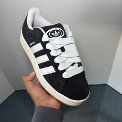 No Box- Adidas Campus 00s Core Black Gum HQ8708