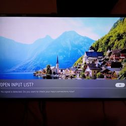 55"LG 4K HDR SMART TV WITH REMOTE AND HDMI PORTS NO TV BASE LEGS $300 FINAL PRICE 