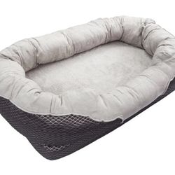 Dog Bed Washable Double Pillow Top Luxury Cradle
