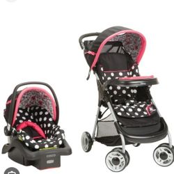 Minnie Mouse Carseat And Stroller